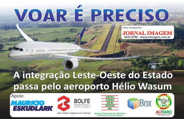 Planalto Serrano e Extremo Oeste podem ter voos regionais regulares
