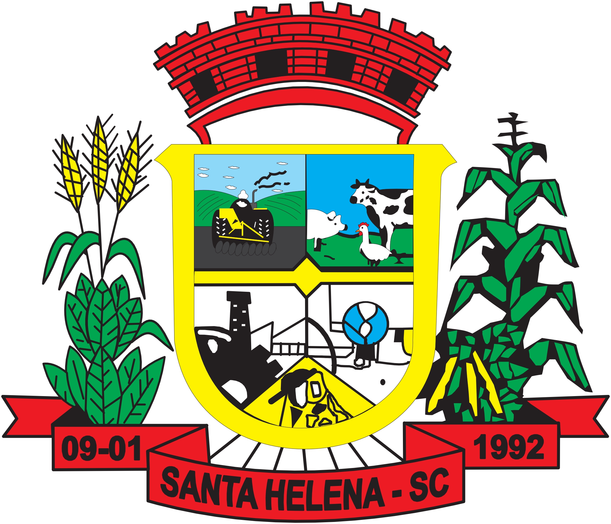 Brasão de Santa Helena