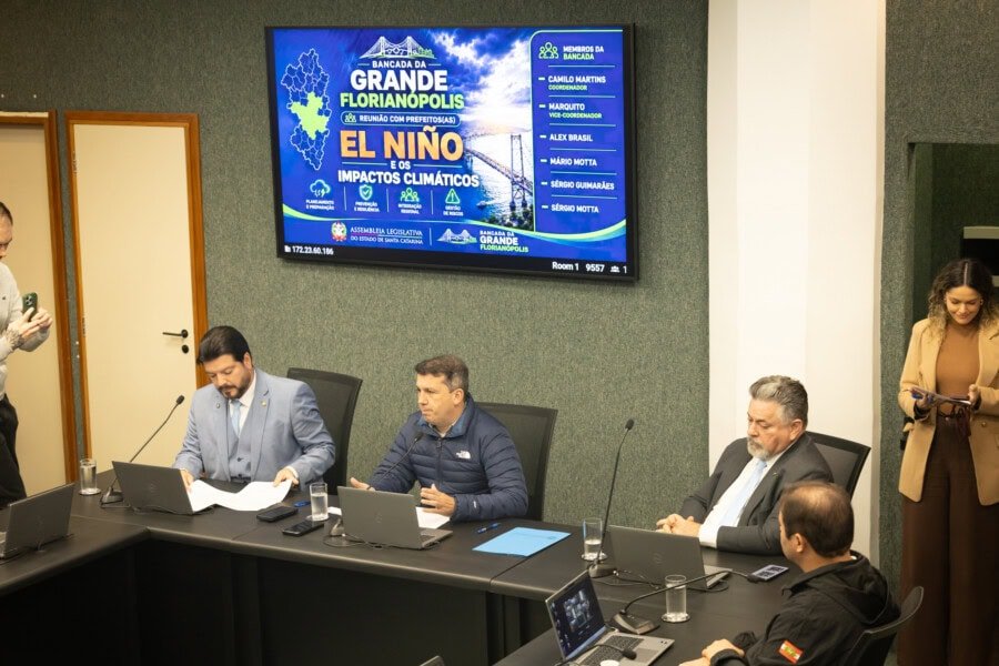 Prefeitos da Grande Florianópolis cobram recursos para obras preventivas contra efeitos do El Niño