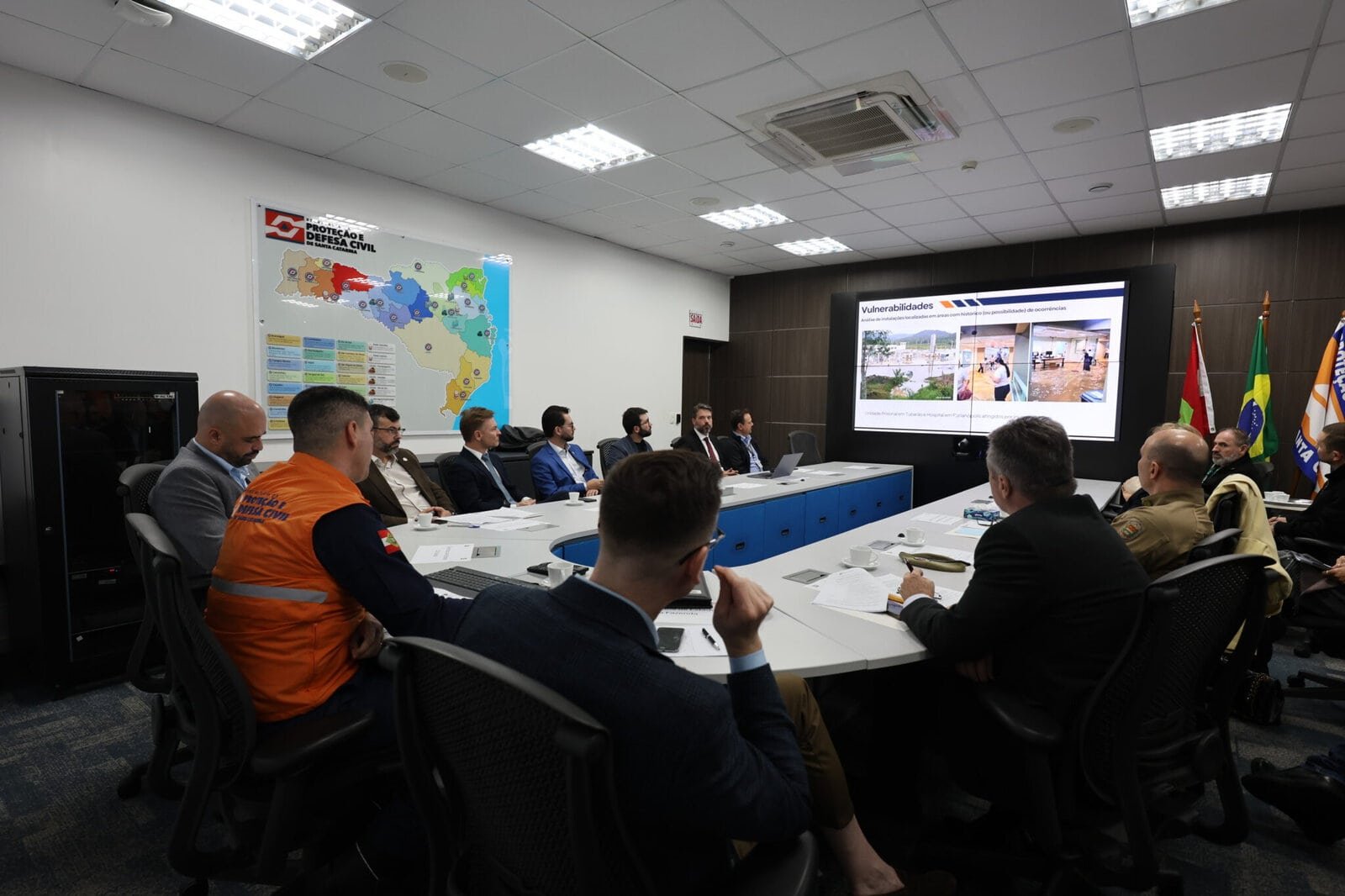 Comitê de Gestão de Crise alinha ações preventivas após confirmação do El Niño em Santa Catarina