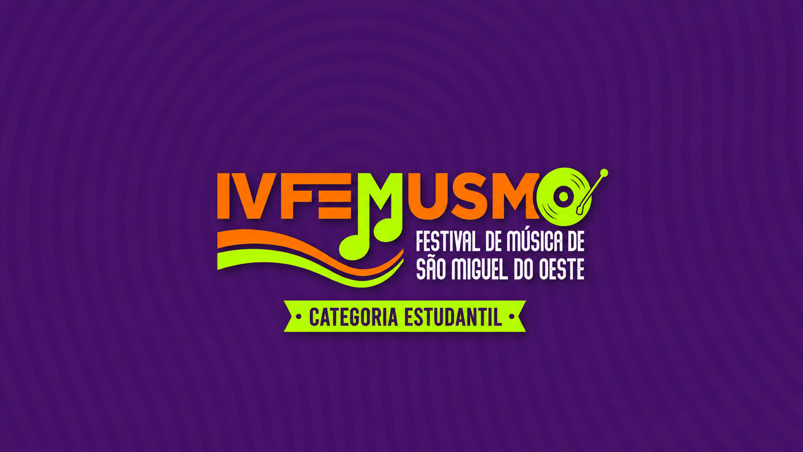 Estão abertas as inscrições para a Categoria Estudantil do IV FEMUSMO