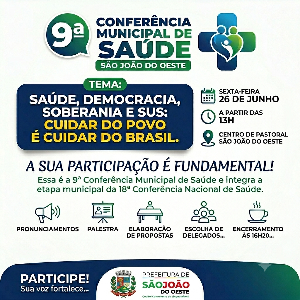 População é chamada a contribuir com propostas para a saúde do município