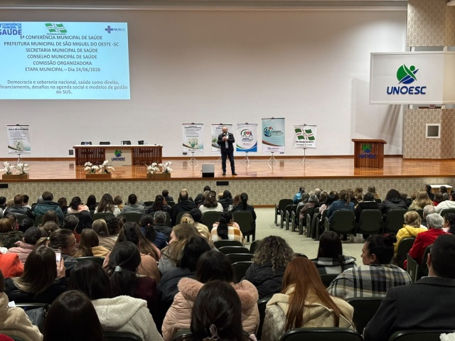 São Miguel do Oeste realiza Conferência Municipal de Saúde com foco no fortalecimento do SUS