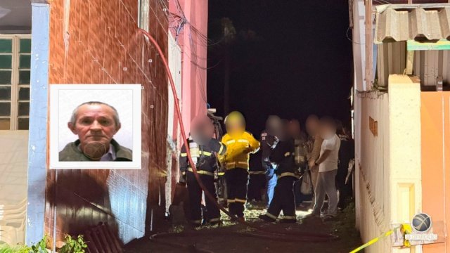 Polícia Científica identifica idoso encontrado carbonizado após incêndio em pensão em São Miguel do Oeste