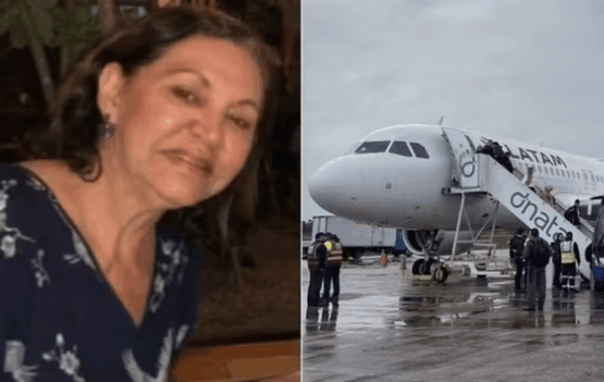Mulher morre após cair de escada durante desembarque de avião