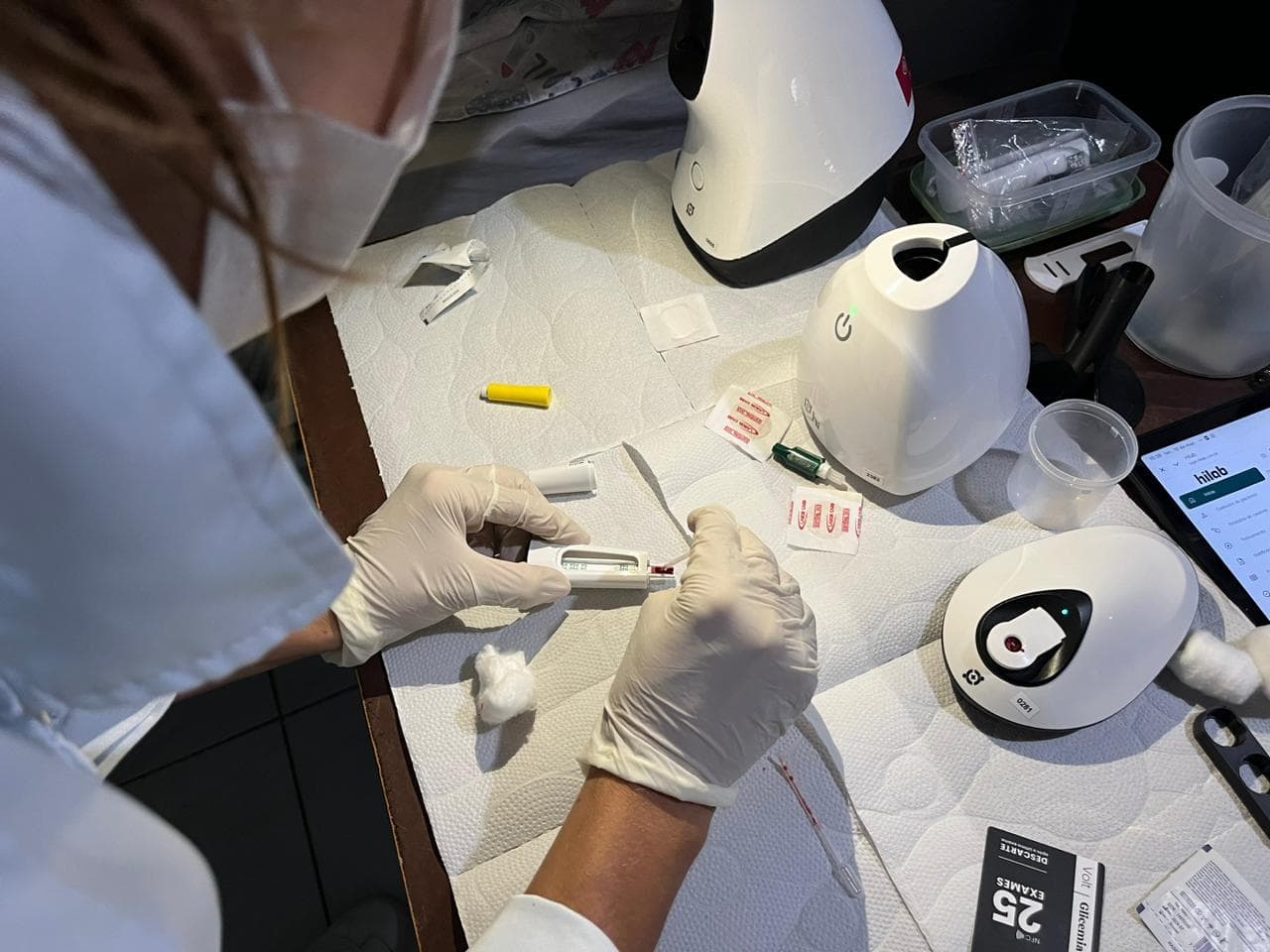 Mais de 100 pacientes de BC foram atendidos em projeto piloto de exames laboratoriais em casa - Santa Catarina em Pauta