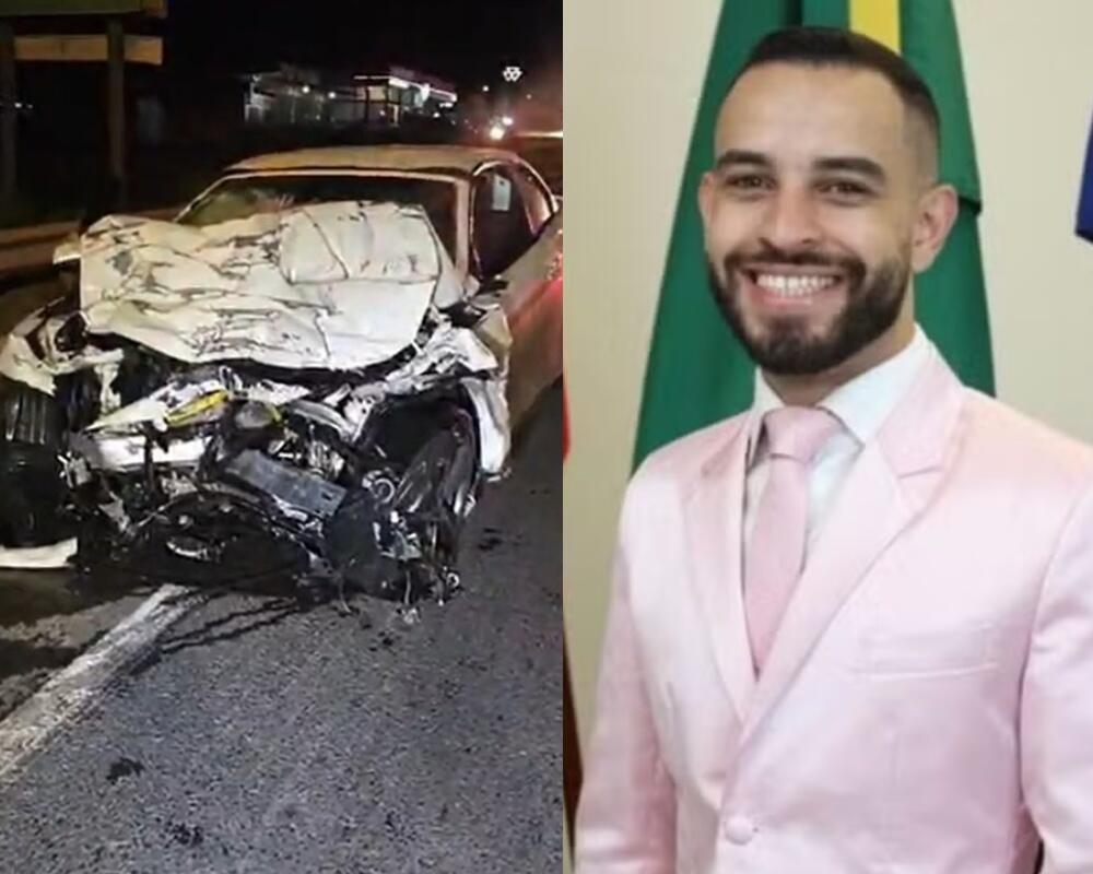 Vice-prefeito de Lages recebe alta após acidente e é levado para presídio