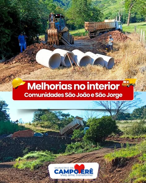 Interior mais forte com trabalho contínuo em Campo Erê - Município de Campo Erê