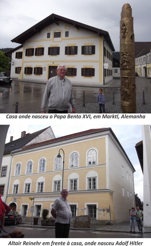 Da casa do Papa à casa de Adolf Hitler
