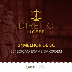 CURSO DE DIREITO DA UCEFF OBTÉM 2ª COLOCAÇÃO NO 30º EXAME DA ORDEM