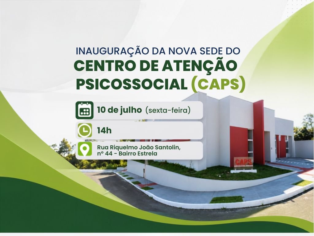 Prefeitura de São Miguel do Oeste inaugura nova sede do CAPS nesta sexta-feira