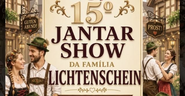 Grupo Folclórico Lichtenschein realiza 15º Jantar Show da Família em Guaraciaba no dia 1º de agosto