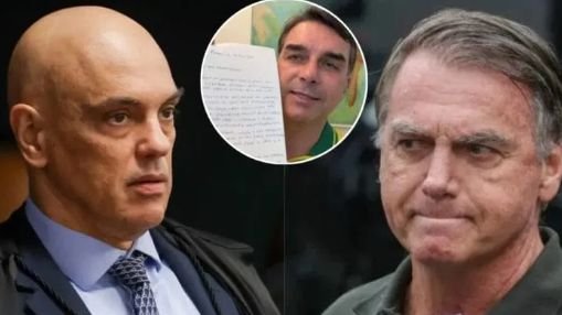 Moraes suspende visitas de Flávio Bolsonaro a Jair Bolsonaro por 90 dias