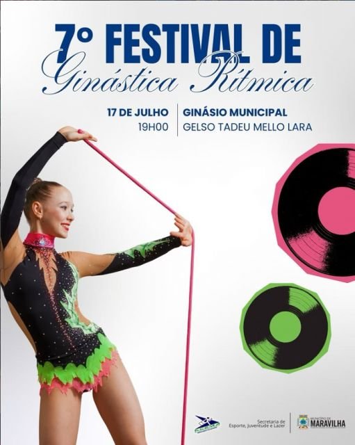Festival de Ginástica Rítmica ocorre nesta sexta-feira (17), em Maravilha, com temática dos Anos 80