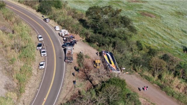 Identificadas as três vítimas fatais de acidente com ônibus em São Miguel da Boa Vista