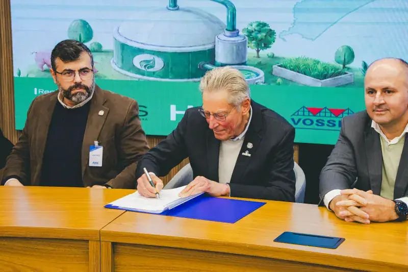 Santa Catarina firma primeiro contrato de fornecimento de biometano para abastecimento da indústria