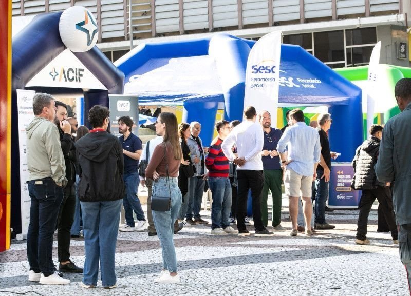 Feira de soluções encerra Semana do Comerciante no Centro de Florianópolis