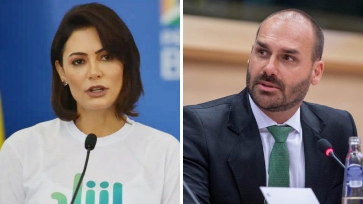 Eduardo Bolsonaro diz que Michelle Bolsonaro agiu com ‘imaturidade’ e dispara: ‘Jamais poderia ter feito aquele vídeo’