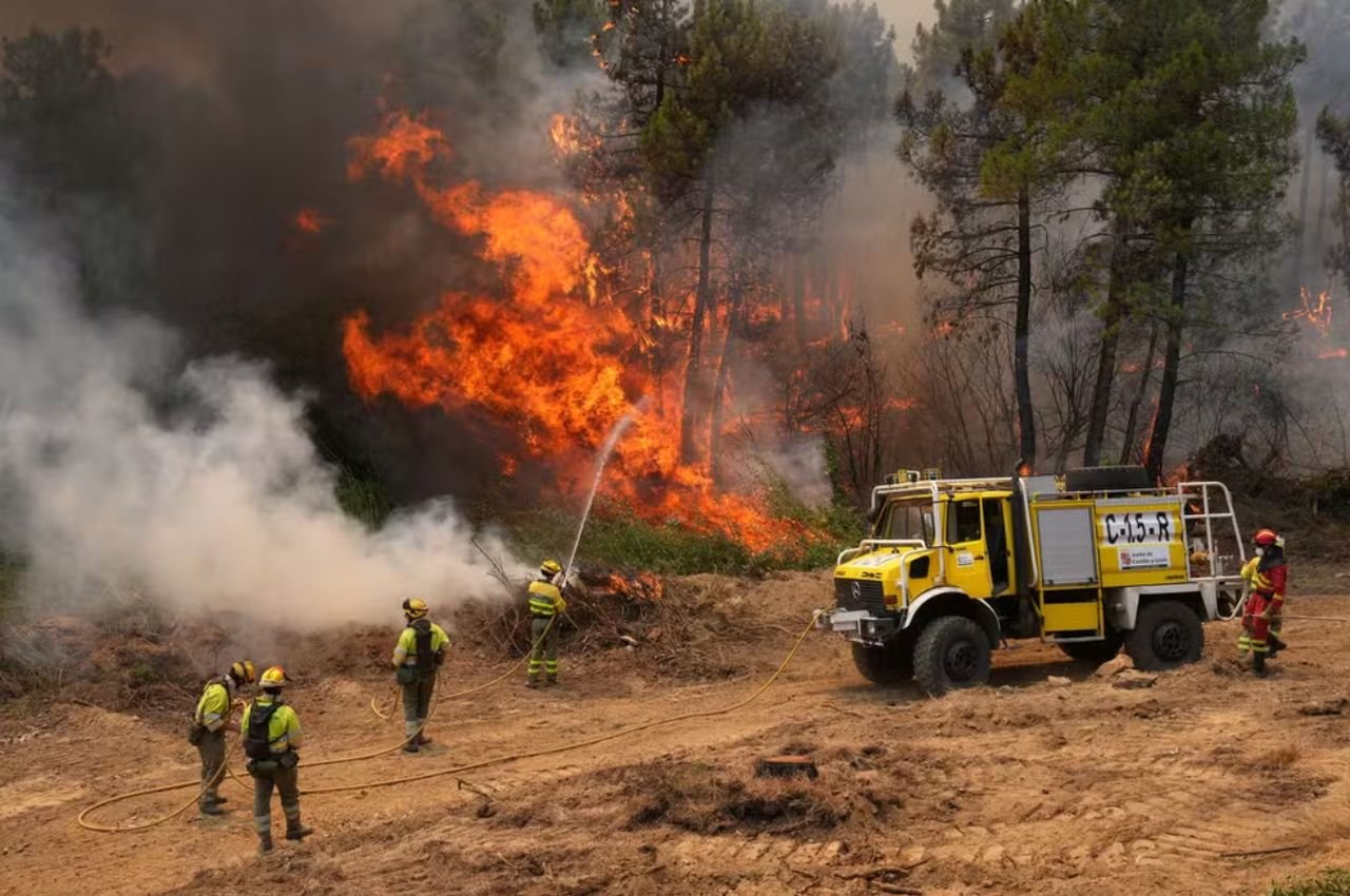 Incêndios florestais obrigam 330 mil pessoas a deixar suas casas na França e Espanha