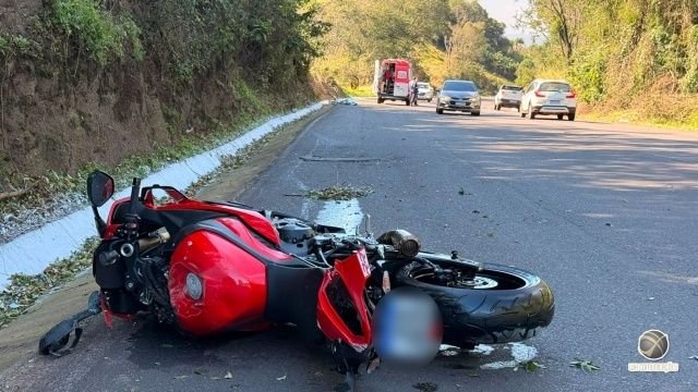 Mortes de motociclistas aumentam nas rodovias federais de SC, mesmo com queda no número de acidentes