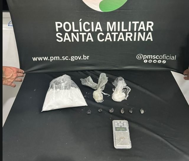 Homem e mulher são presos por tráfico e associação para o tráfico em São Miguel do Oeste