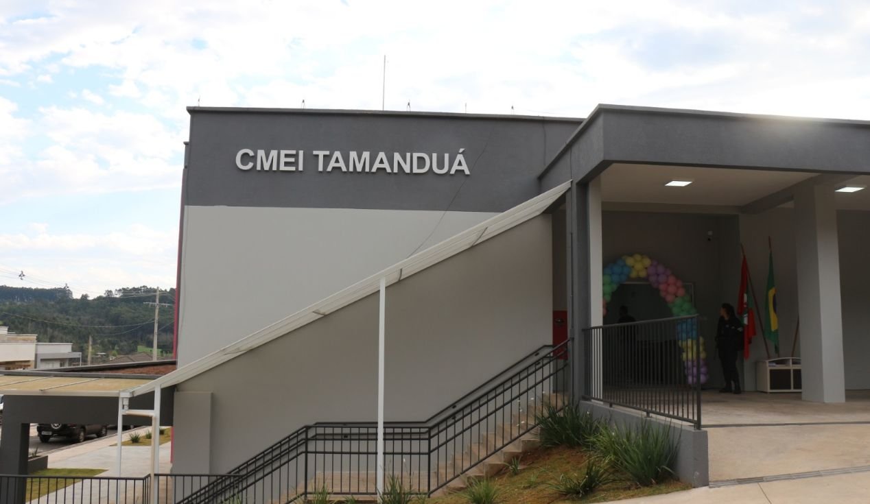 Distrito de Tamanduá recebe novo CMEI com capacidade para atender 80 crianças em Concórdia