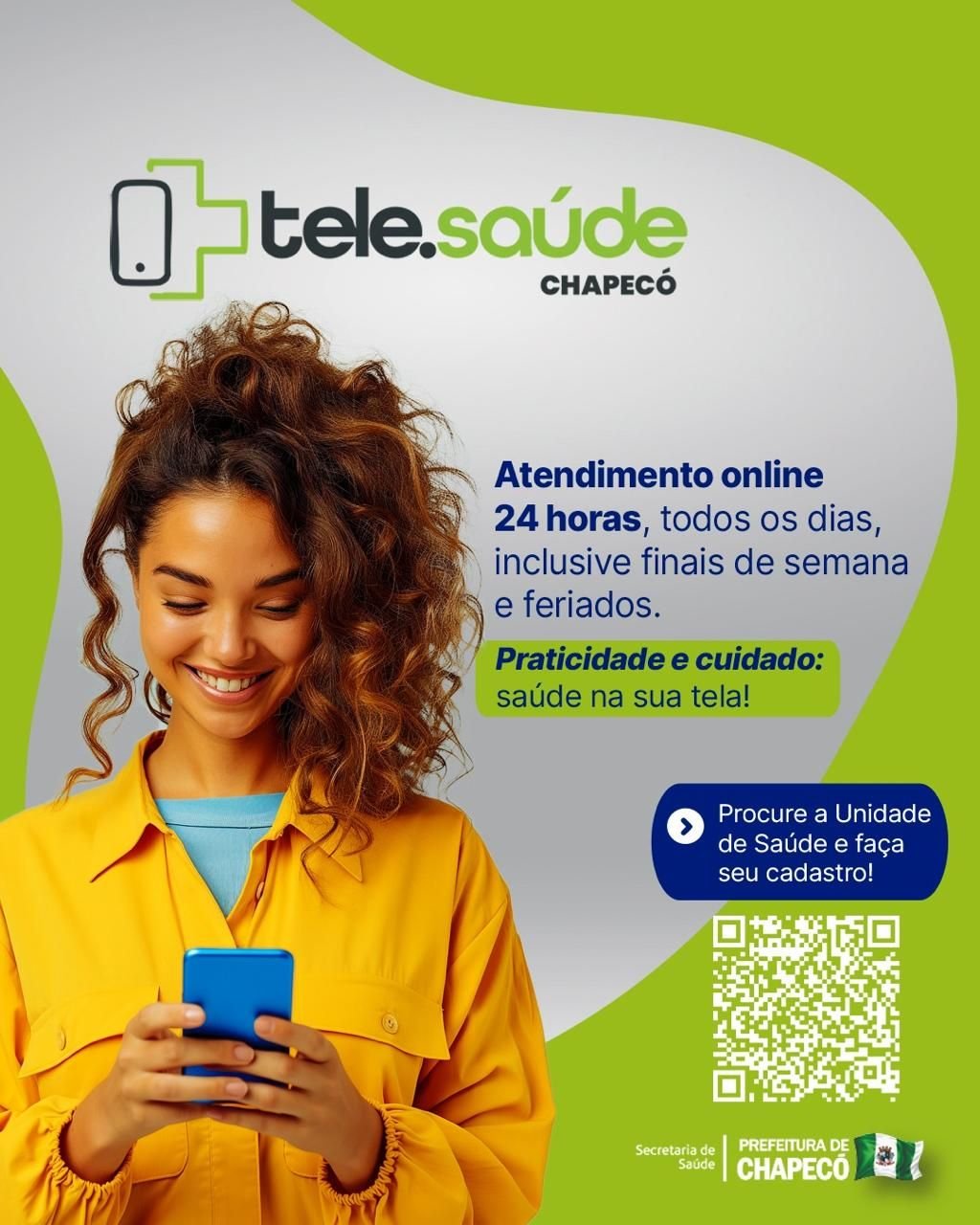 Chapecó amplia telemedicina no SUS com novas especialidades e atendimento multiprofissional