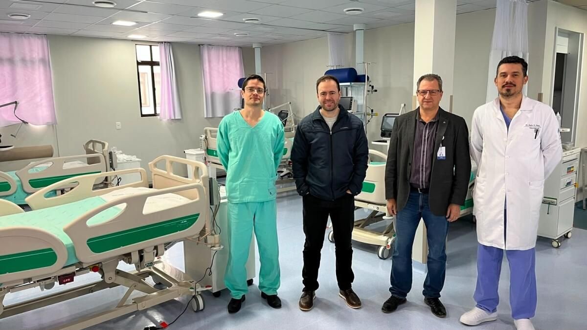Hospital Regional de São Miguel do Oeste amplia UTI com novos leitos