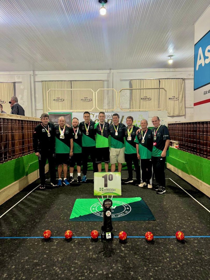 Campeonato Municipal de Bocha define campeões em São Miguel do Oeste