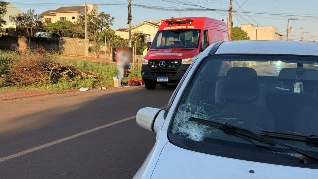Meninas de 15 e 16 anos são atropeladas a caminho da escola em São Miguel do Oeste
