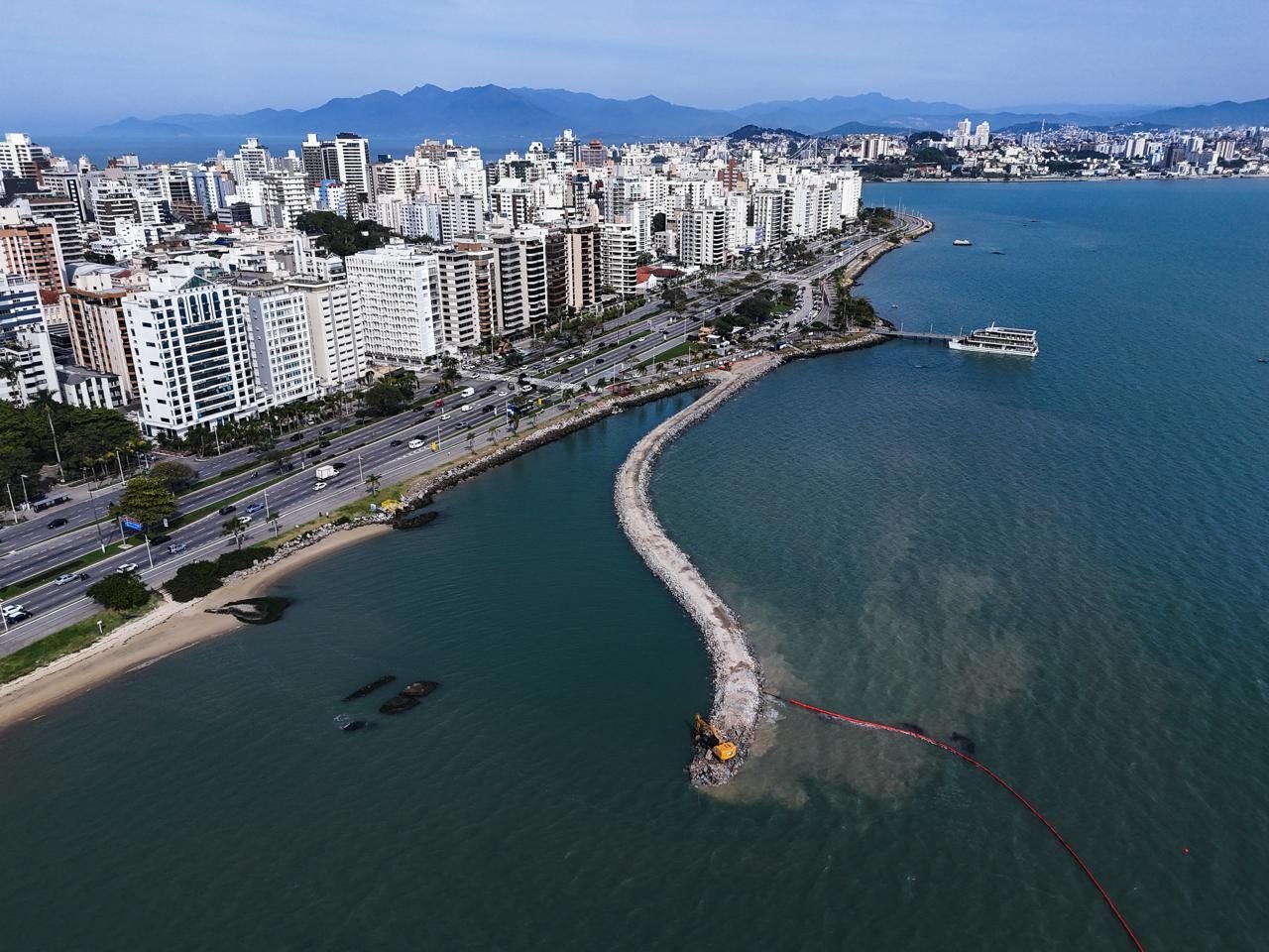 Obras do Parque Urbano e Marina Beira-Mar Norte em Florianópolis avançam 20%