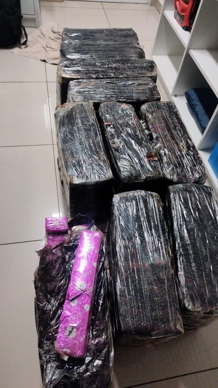 Motorista é preso com 202 kg de maconha após fuga da PRF em Joaçaba
