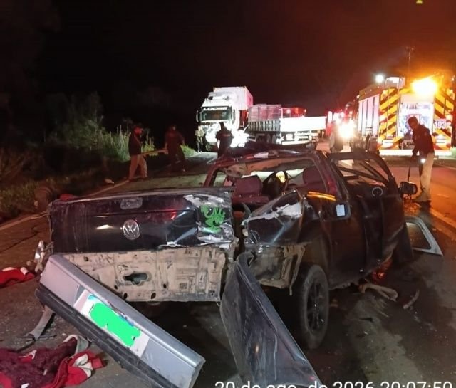 Colisão entre quatro veículos deixa quatro feridos na BR-470 em SC