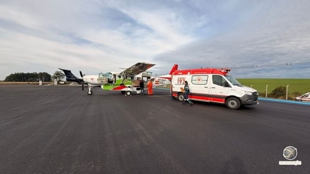 Paciente de São Miguel do Oeste é transferido para transplante cardíaco em Blumenau