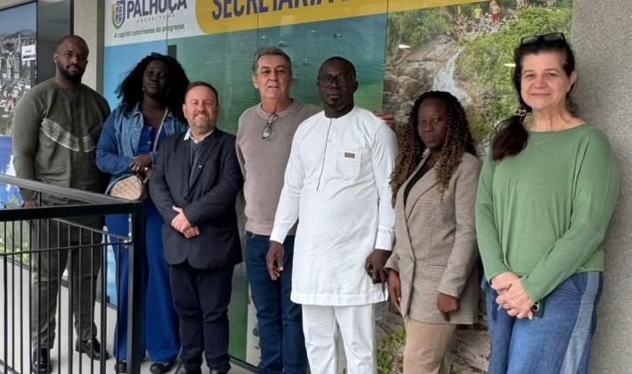 Palhoça recebe ministro do Turismo da Guiné-Bissau para intercâmbio de experiências
