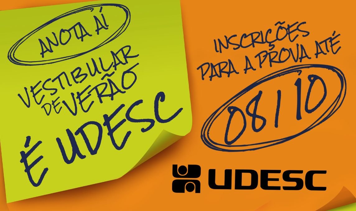 Udesc abre 941 vagas para Vestibular de Verão 2027 com inscrições até outubro