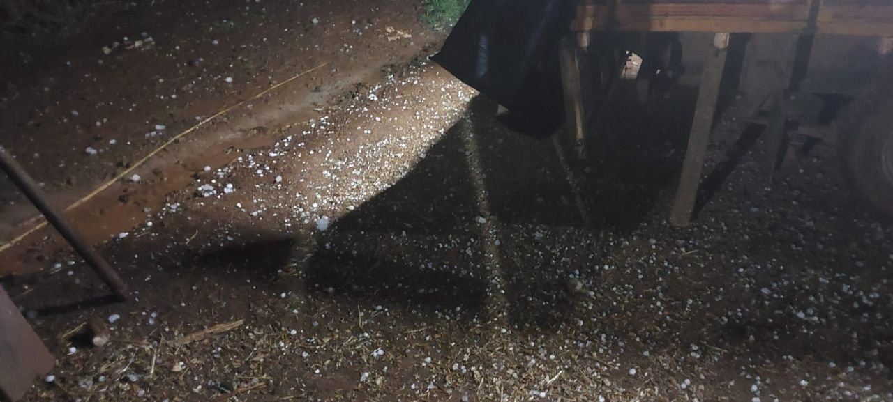 Cidades de SC registram estragos por chuva forte e granizo