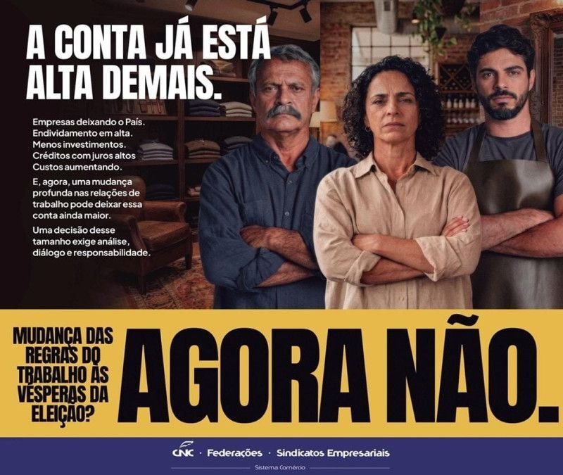 CNC e Fecomércio SC pedem adiamento da votação da PEC do 6x1
