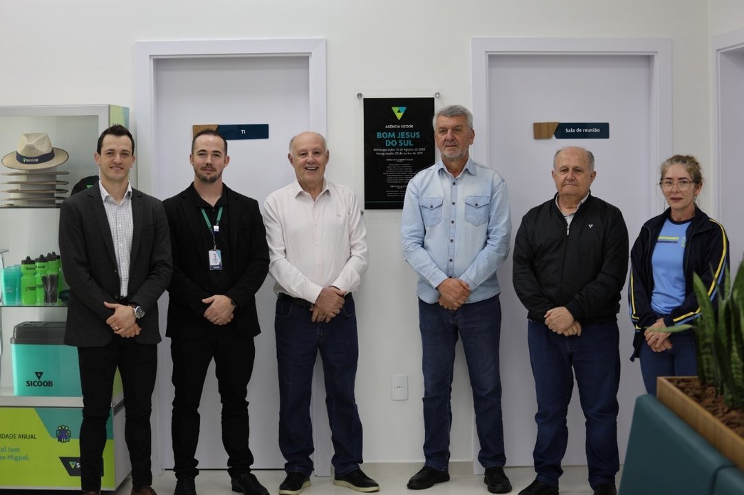 Sicoob São Miguel reinaugura agência em Bom Jesus do Sul e fortalece presença no município