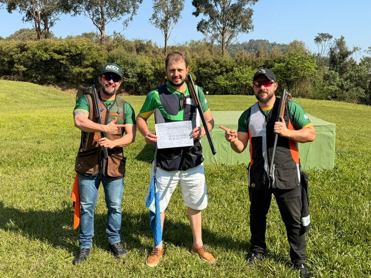 Chapecó lidera Trap Single e vence no Catarinense de Tiro ao Prato