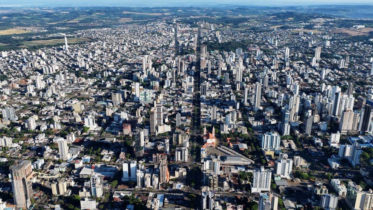 Chapecó registra crescimento populacional de 2,31% e se destaca no Brasil