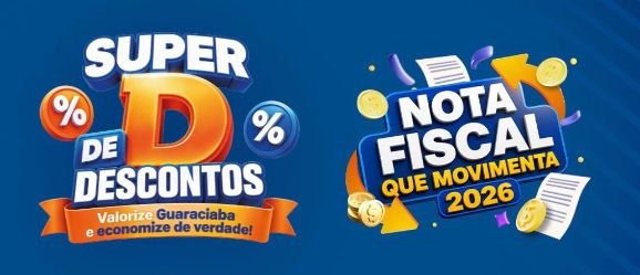Guaraciaba inicia campanhas de incentivo ao comércio local com R$ 50 mil em prêmios