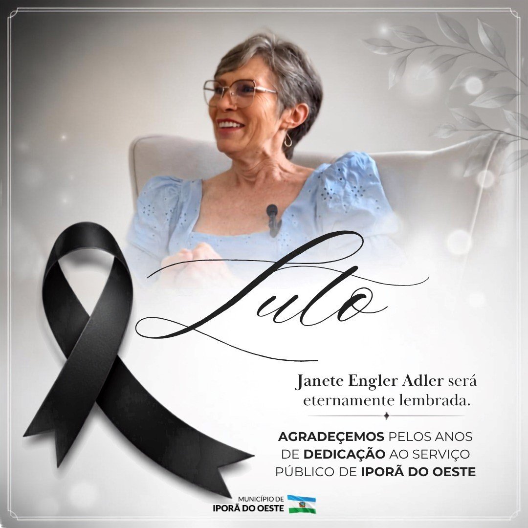 Luto - Nota de pesar
