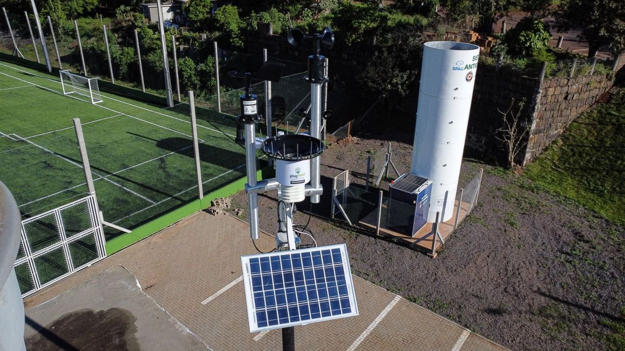Chapecó instala oito estações meteorológicas para Defesa Civil