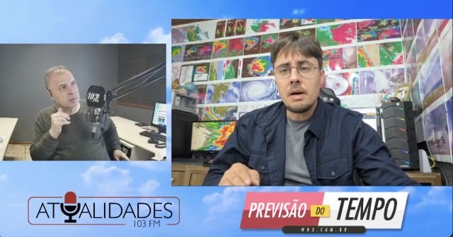 Oeste de SC em alerta para chuvas intensas e risco de temporais severos