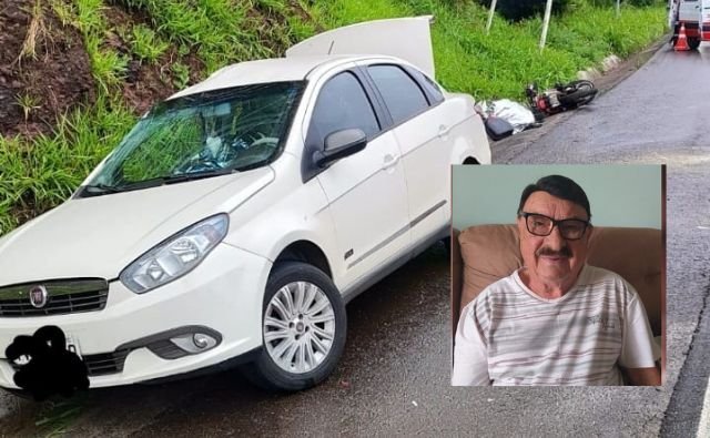 Médico de 85 anos é uma das vítimas de acidente na SC-480 em Chapecó