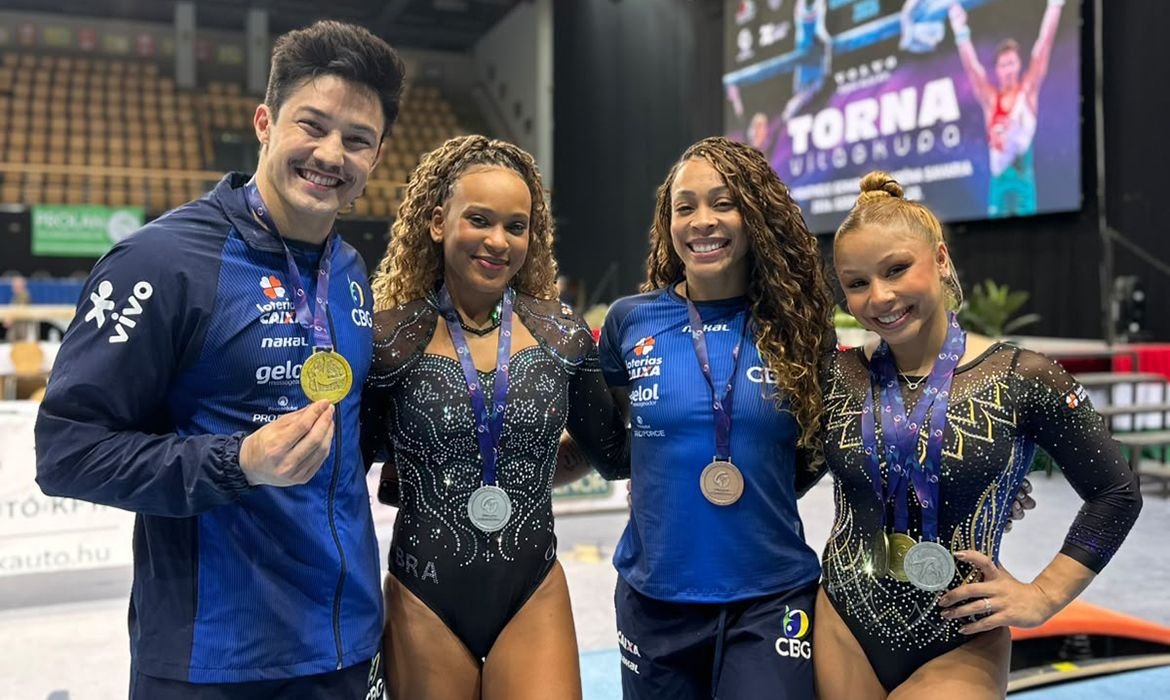 Brasil conquista cinco medalhas na Copa do Mundo de Ginástica Artística