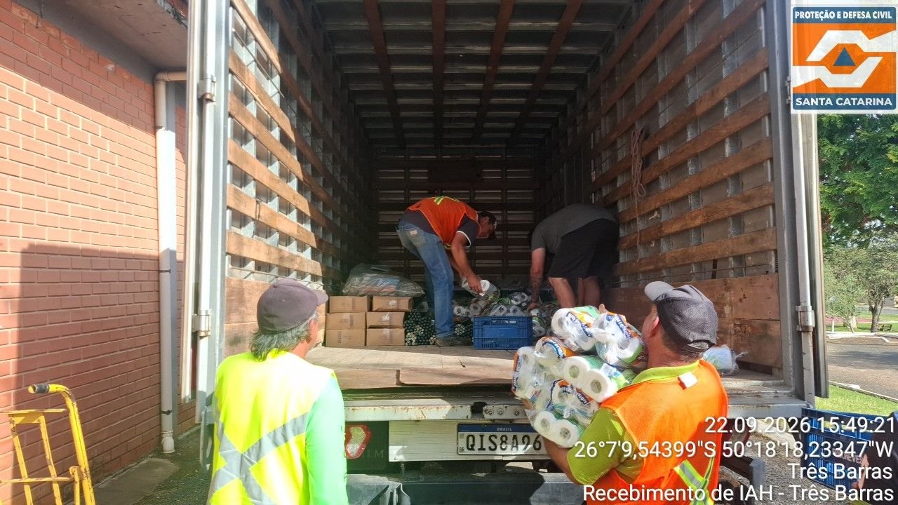 Chuvas intensas afetam 63 municípios de SC, com mais de 900 desalojados e 12 cidades em emergência