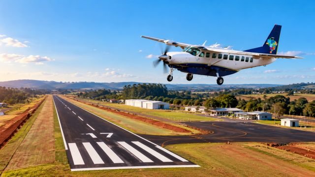 Novos voos de São Miguel do Oeste começam a operar em novembro com passagens à venda