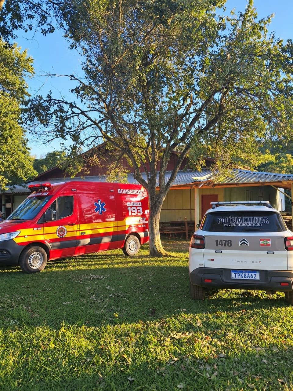Homem de 56 anos morre após queda de telhado de cinco metros em Quilombo